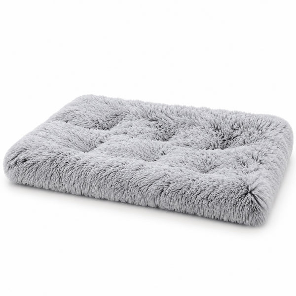 Couchages pour chats gris rectangulaires épais pour repos chaud et enveloppant