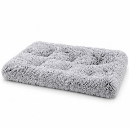 Couchages pour chats gris rectangulaires épais pour repos chaud et enveloppant