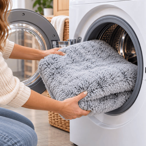Couchages pour chats lavables en machine avec peluche longue et rembourrage généreux