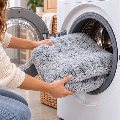 Couchages pour chats lavables en machine avec peluche longue et rembourrage généreux