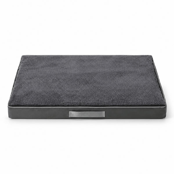 Coussin mémoire de forme chat gris avec surface moelleuse et base stable
