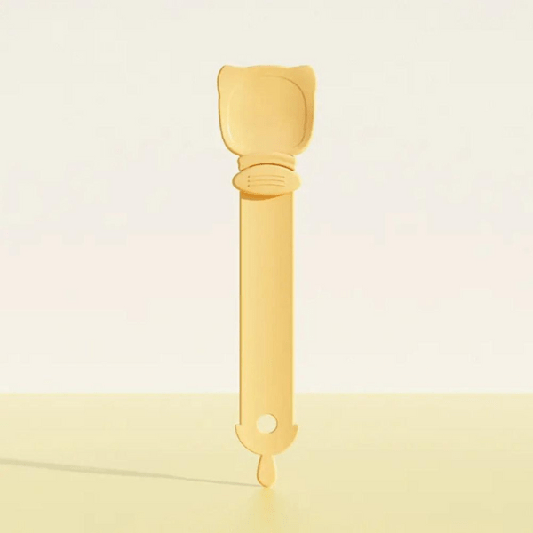 Distributeur nourriture chat jaune MeowSpoon™
