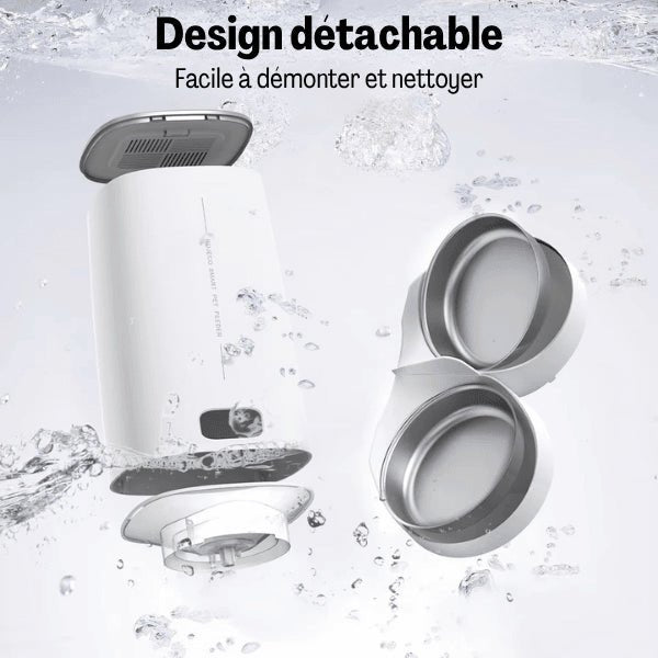 Distributeurs croquettes simple démontable facile à nettoyer CroqLink™