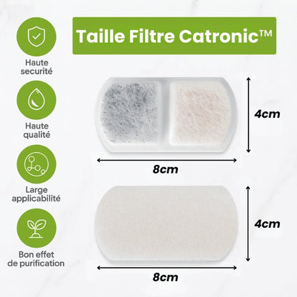 Filtre fontaine à chat compacte dimensions haute qualité pour fontaine Catronic™