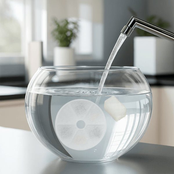 Filtre fontaine a chat conseil rincer tremper avant utilisation fontaine inox Hydrox™