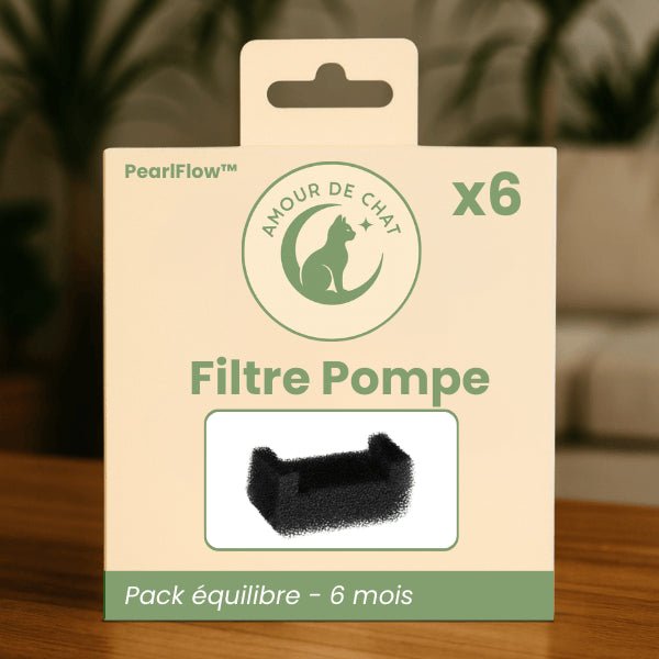 Filtre pompe fontaine a eau chat pour 6 mois pack équilibre par 6 pour fontaine PearlFlow™