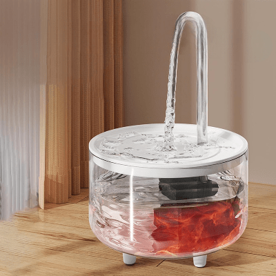 Fontaine à Eau Pour Chat moteur pompe anti surchauffe tube transparent CatDrinker™ - Amour de Chat