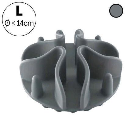 Gamelle anti-glouton chat taille L gris pour intérieure gamelle classique 14 cm BaseBowl™