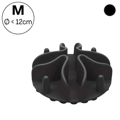 Gamelle anti-glouton chat taille M noir pour intérieure gamelle classique 12 cm BaseBowl™