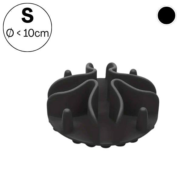 Gamelle anti-glouton chat taille S noir pour intérieure gamelle classique 10 cm BaseBowl™