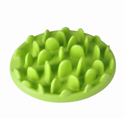 Gamelle anti glouton PurrPause™ verte avec picots antidérapants