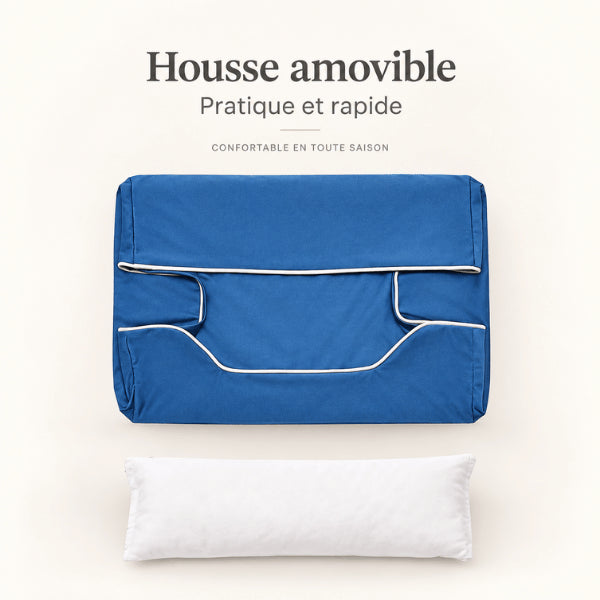 Lit pour chat avec housse amovible facilitant lavage et entretien régulier