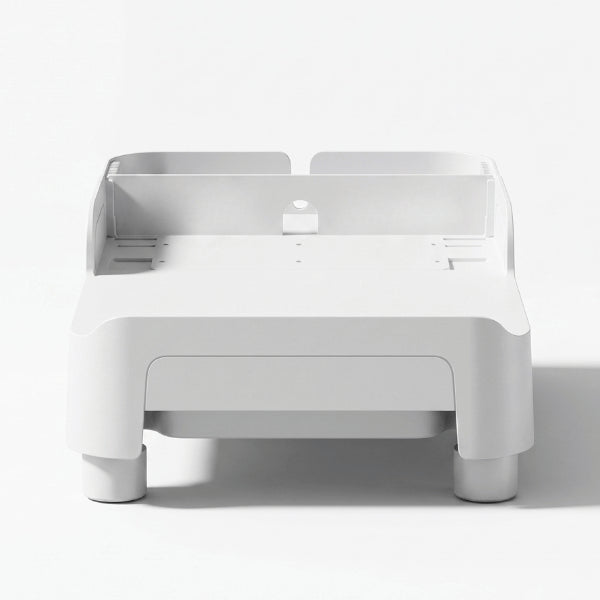 Support distributeur gamelle réglable avec cloisons modulables pour accessoires alimentaires du chat